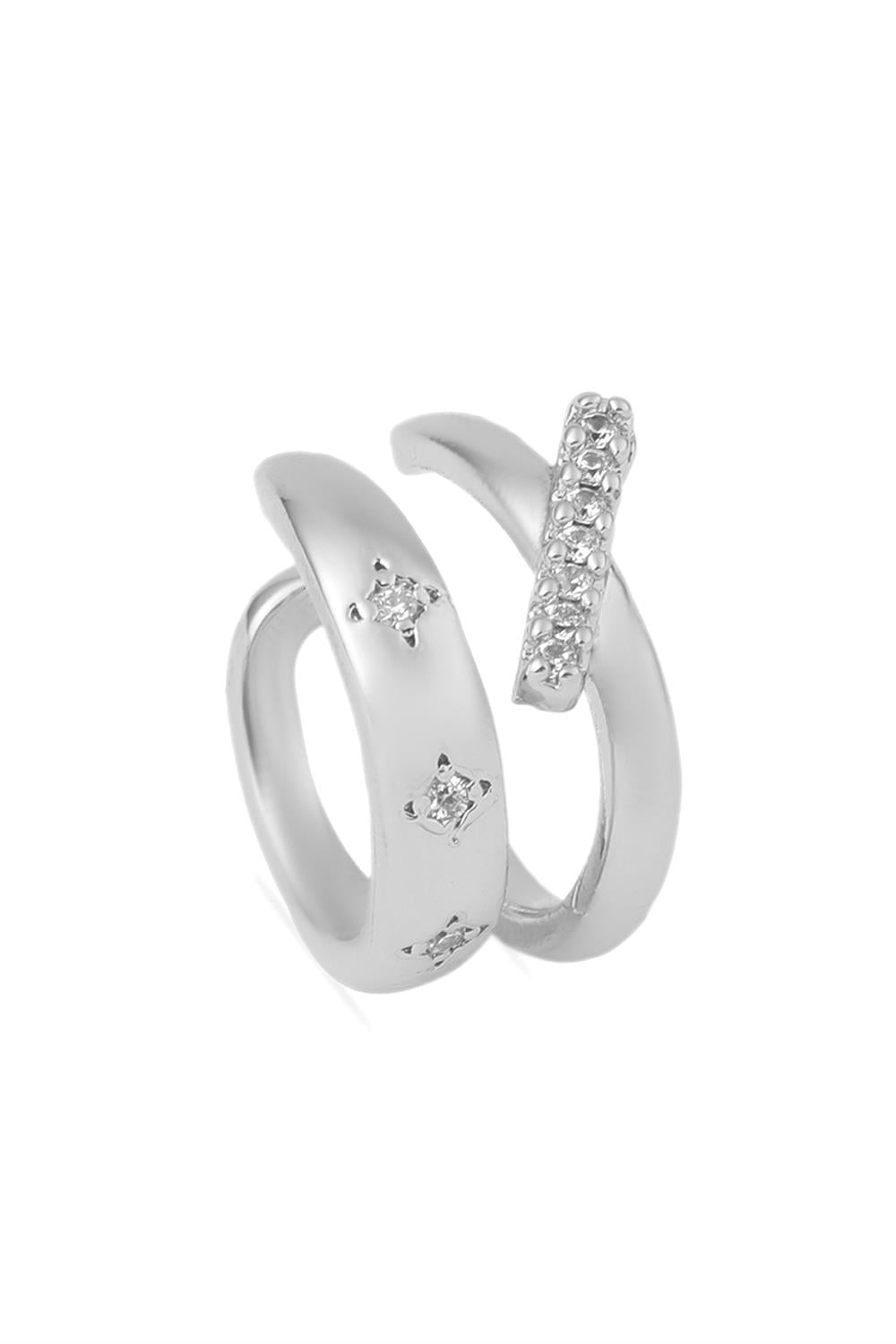 Kıkırdak Küpe Silver