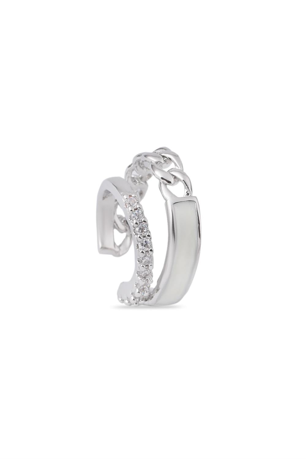 Kıkırdak Küpe Silver