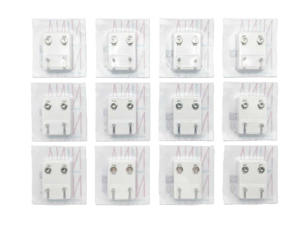 with Stones Ear Piercing Earring 12-Piece