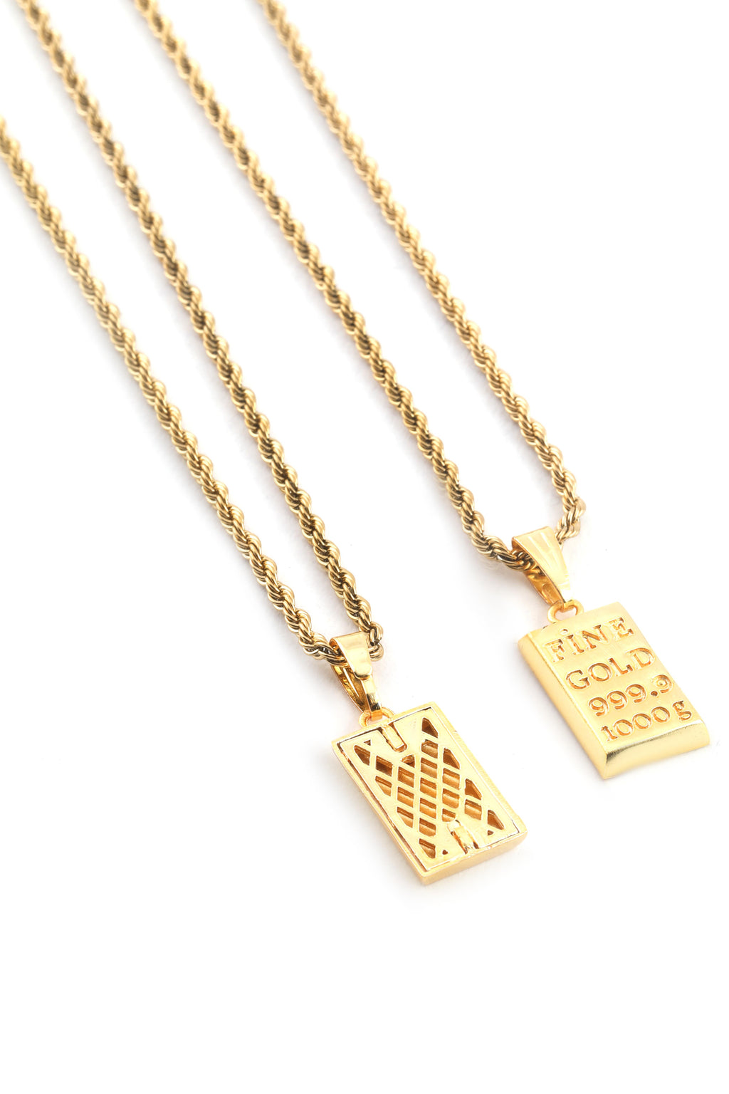 Külçe Kolye Gold 55cm