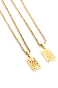 Külçe Kolye Gold 55cm