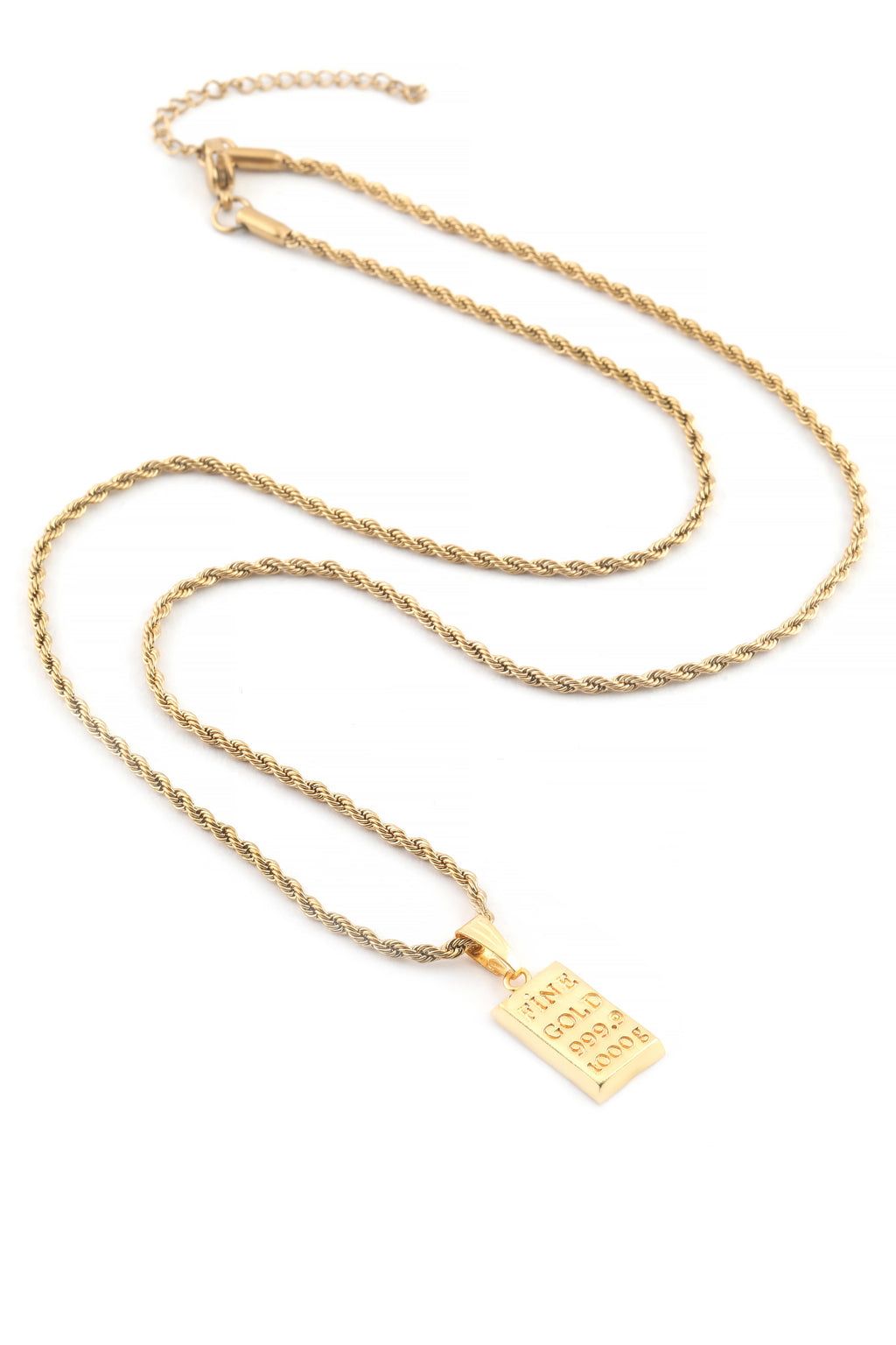 Külçe Kolye Gold 55cm