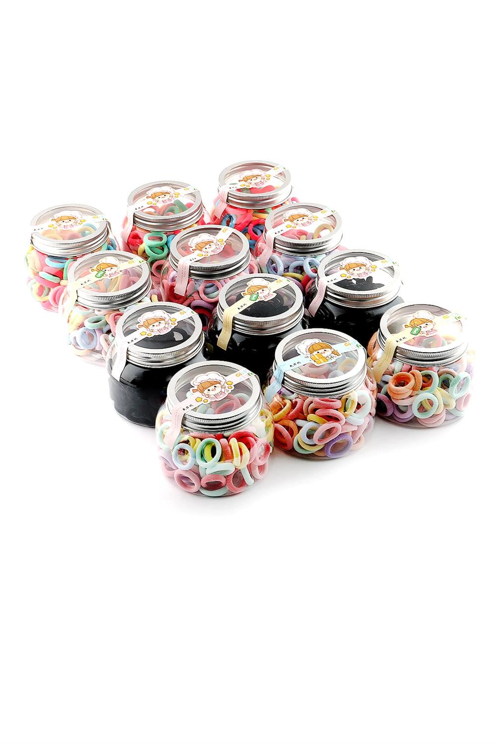 Elastic Hair Clip 12 pcs