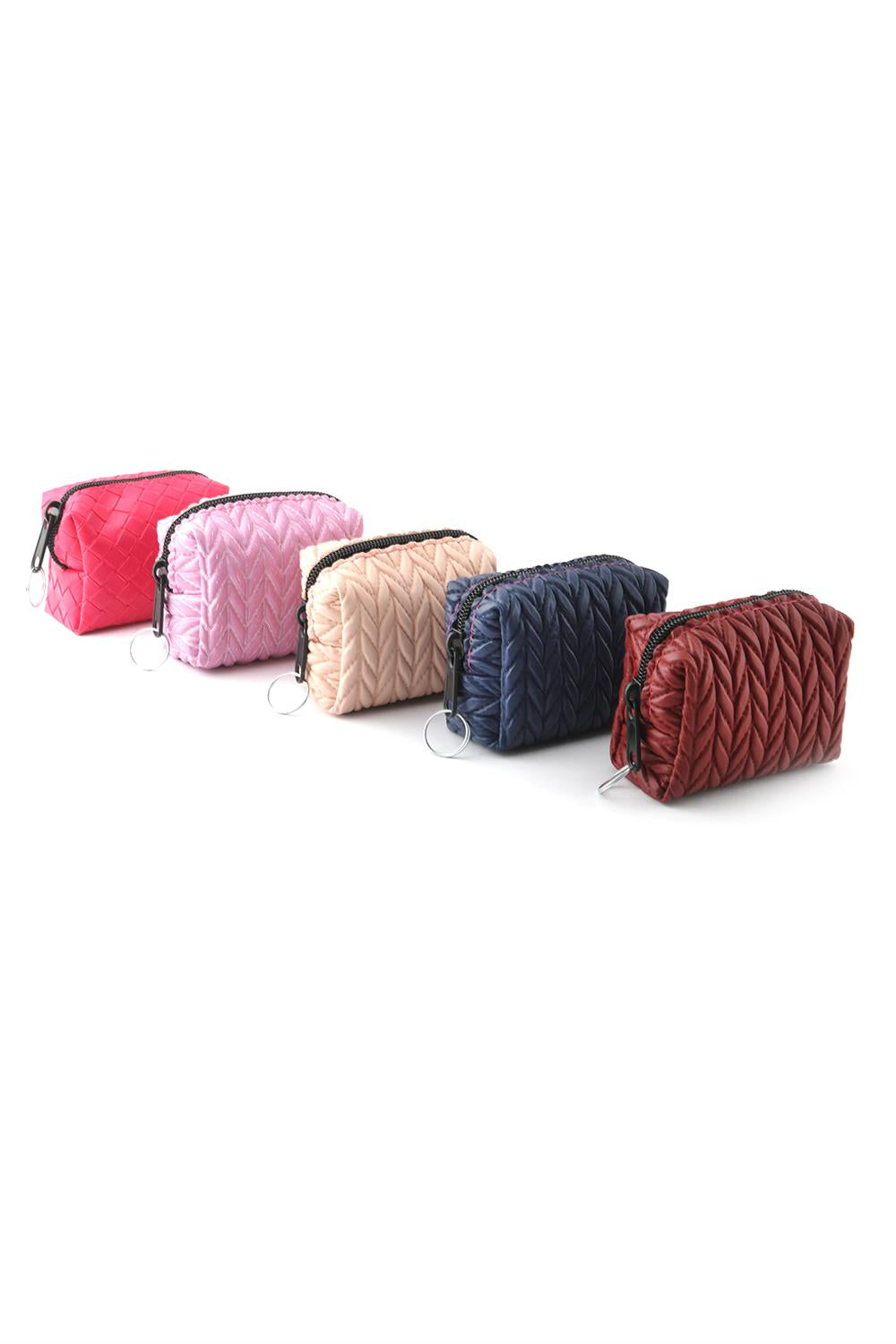 Mini Fermuarlı Bozuk Para Cüzdanı 12 Adet