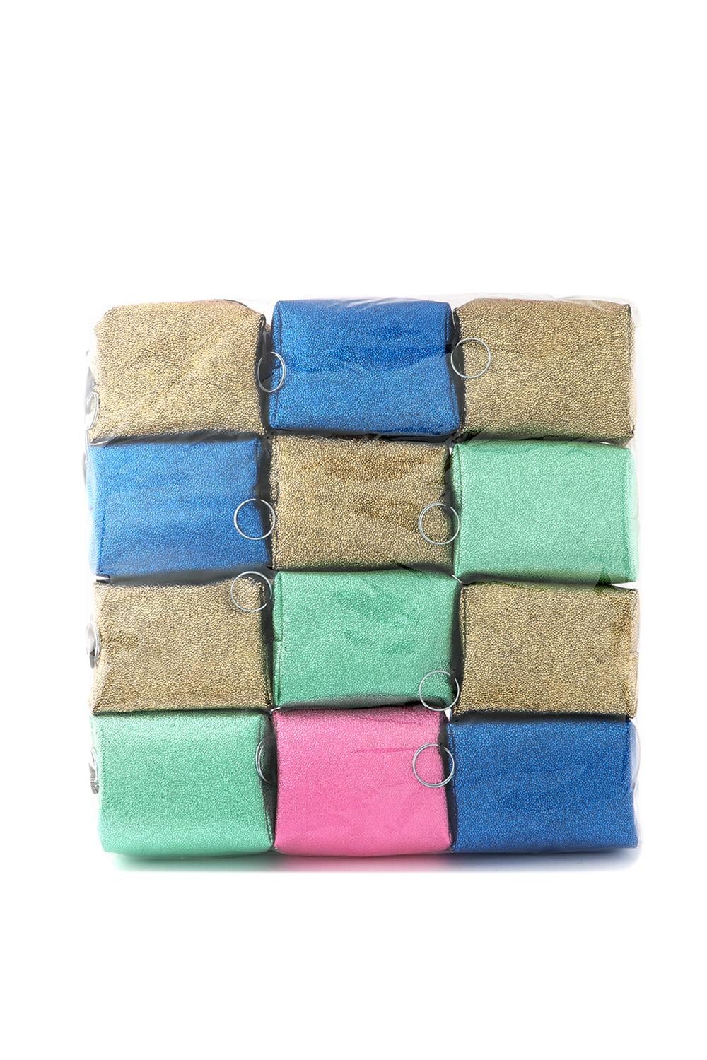 Mini Zippered Loose Coin Wallet 12 pcs