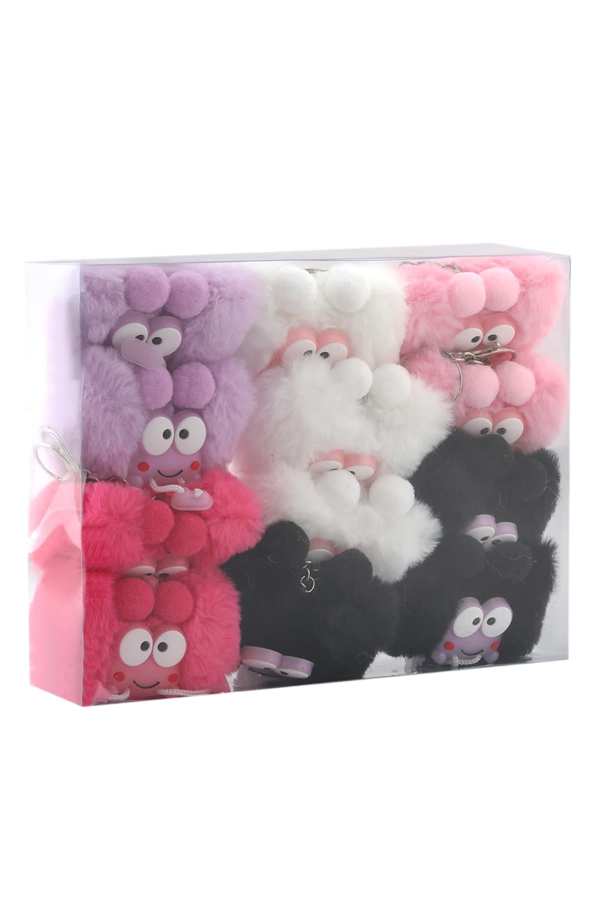 Plush Keychain 12-Piece