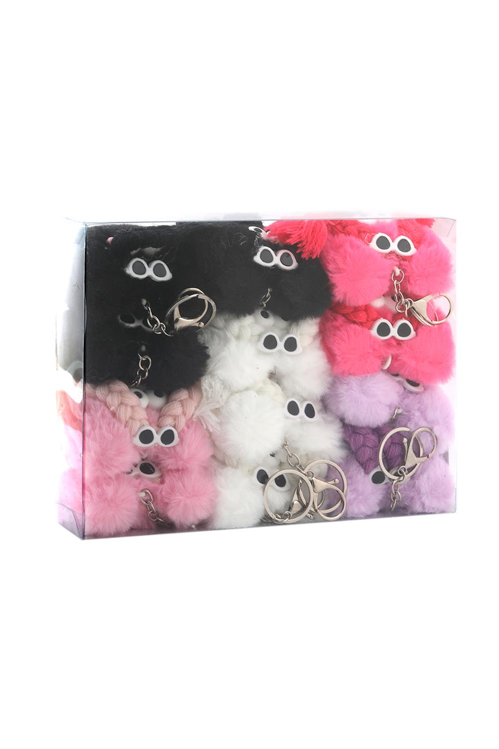 Plush Keychain 12-Piece
