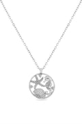 Şans Zirkon Kolye SILVER 45 cm