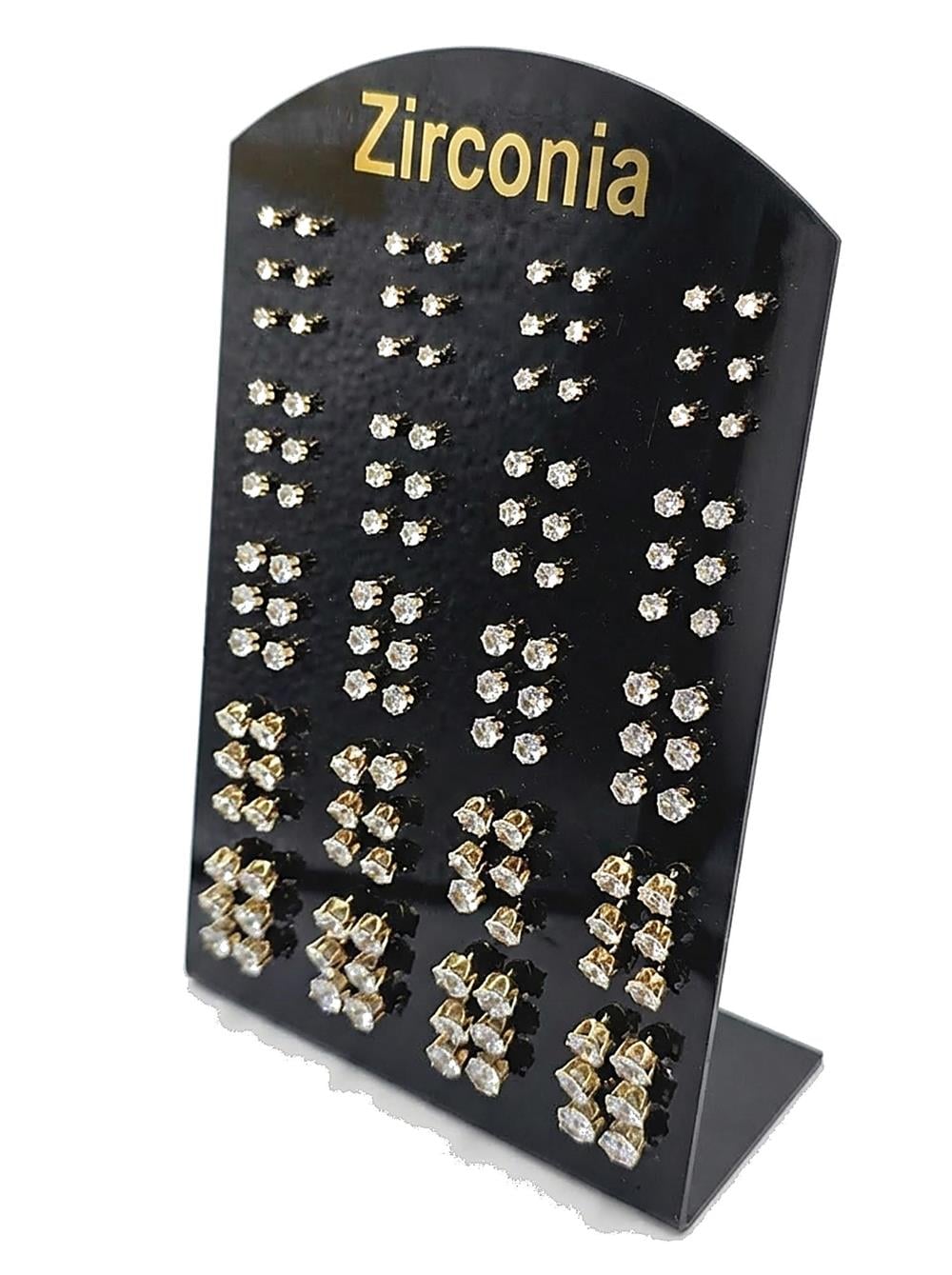 Stand Zirkon Küpe GOLD(60 Çift )