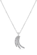 Zirkon Kolye SILVER 45 cm
