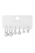 Vip Altılı Set Küpe Silver