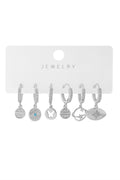 Vip Altılı Set Küpe Silver
