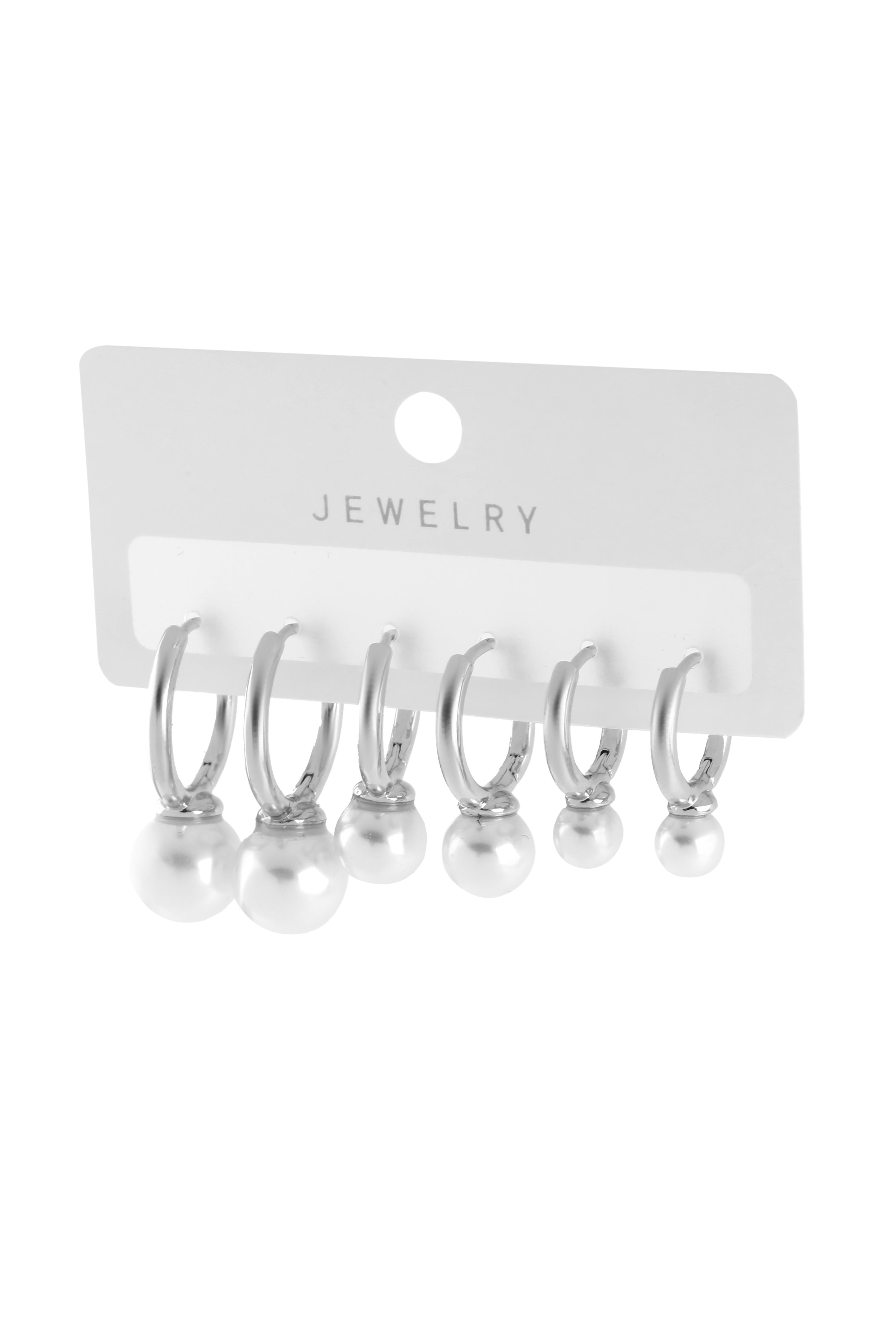 Vip Küpe Altılı Silver
