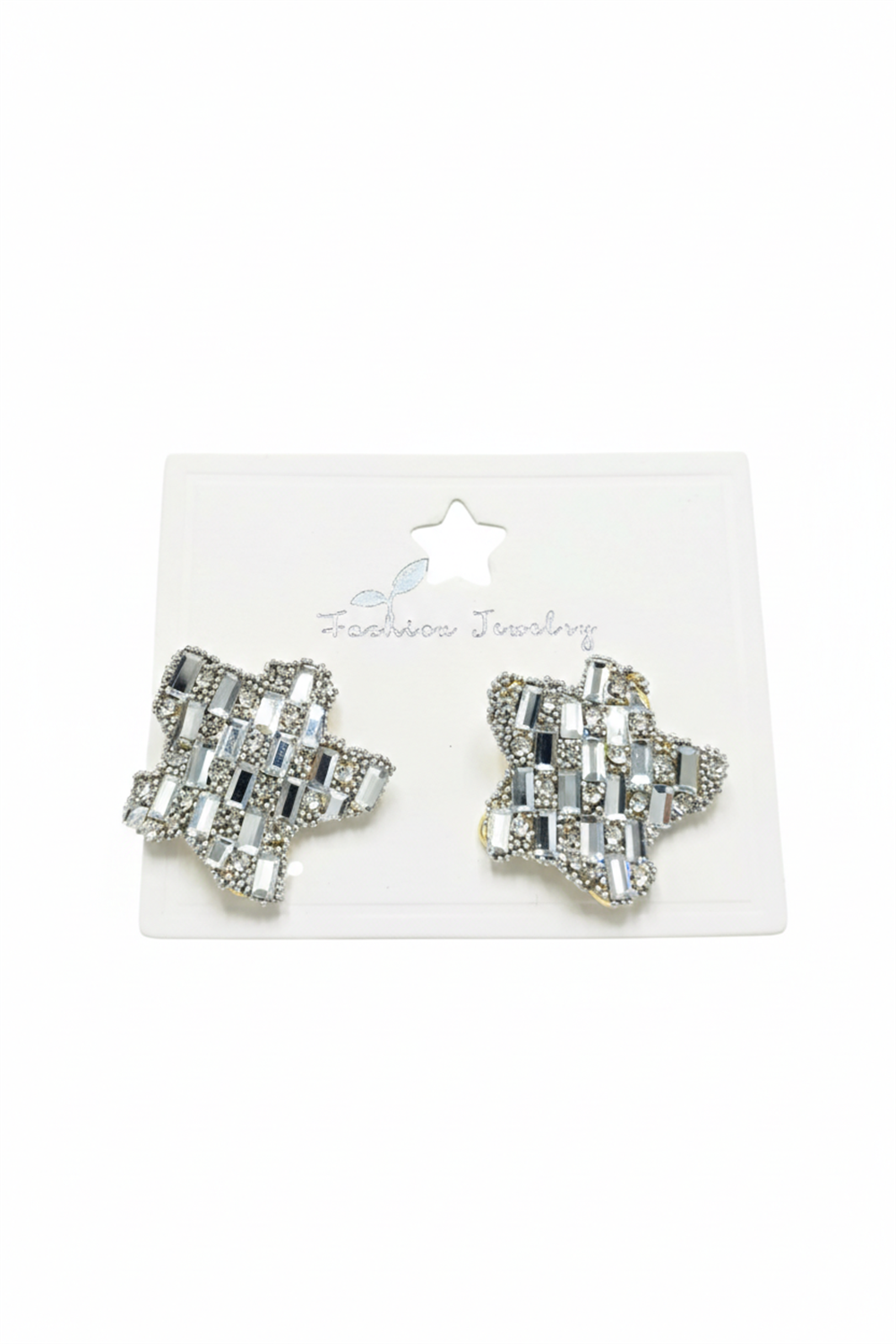 VIP Taşlı İkili Küpe SILVER