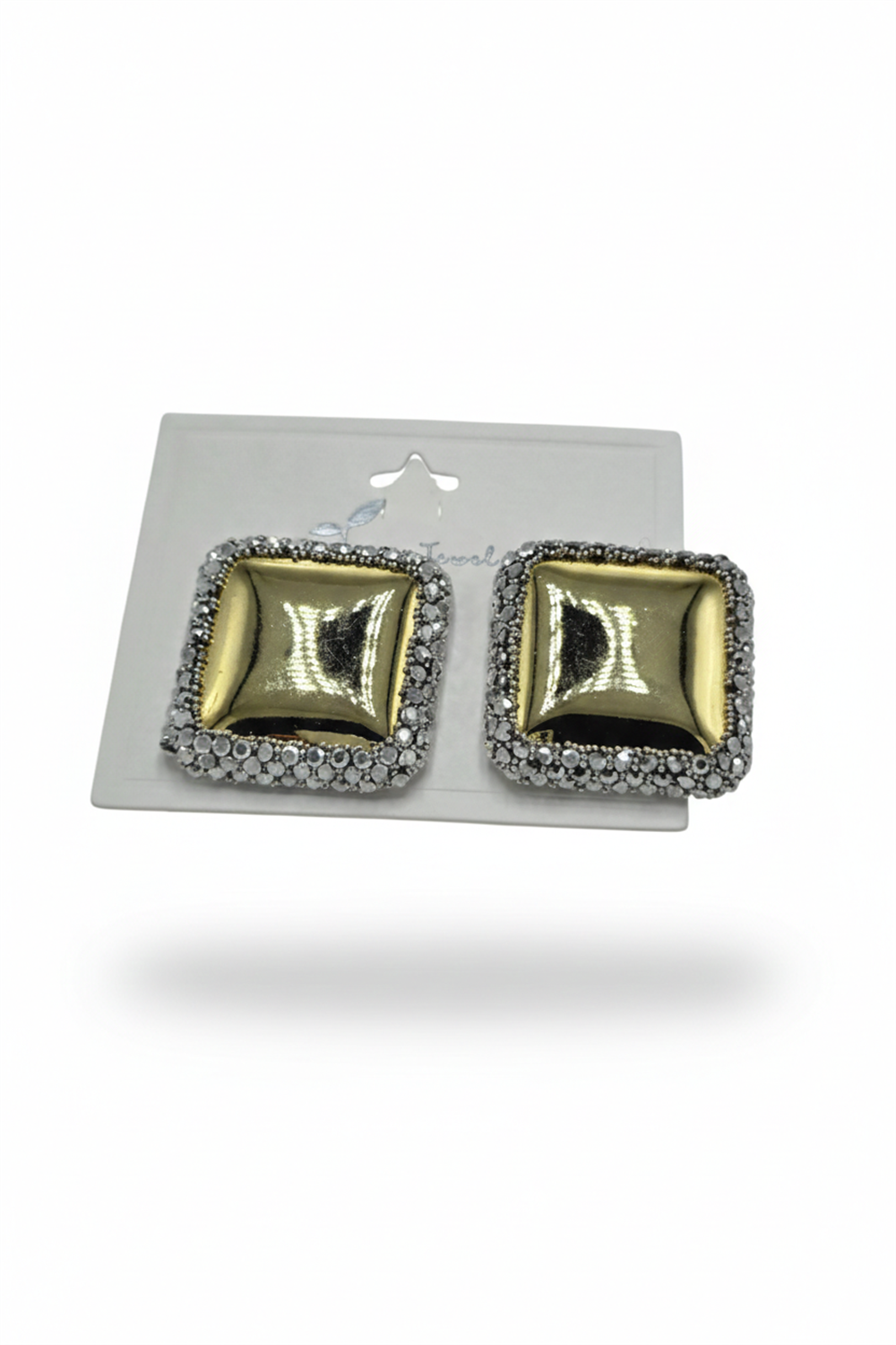 VIP Taşlı İkili Küpe SILVER