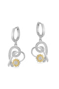 VIP Taşlı Küpe Silver