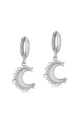 VIP Taşlı Küpe Silver