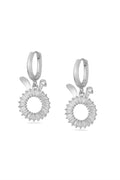 VIP Taşlı Küpe Silver