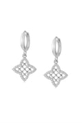 VIP Taşlı Küpe Silver
