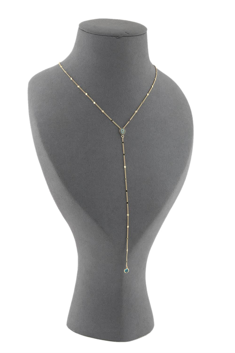 VIP Y Necklace Gold