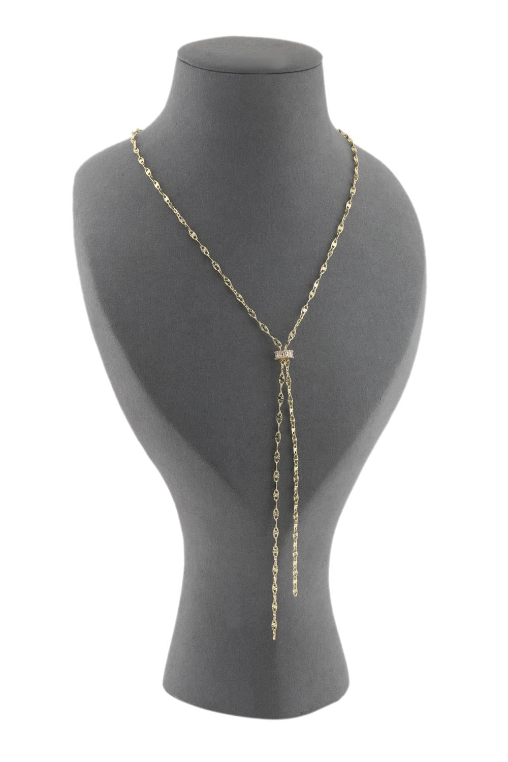 VIP Y Necklace Gold