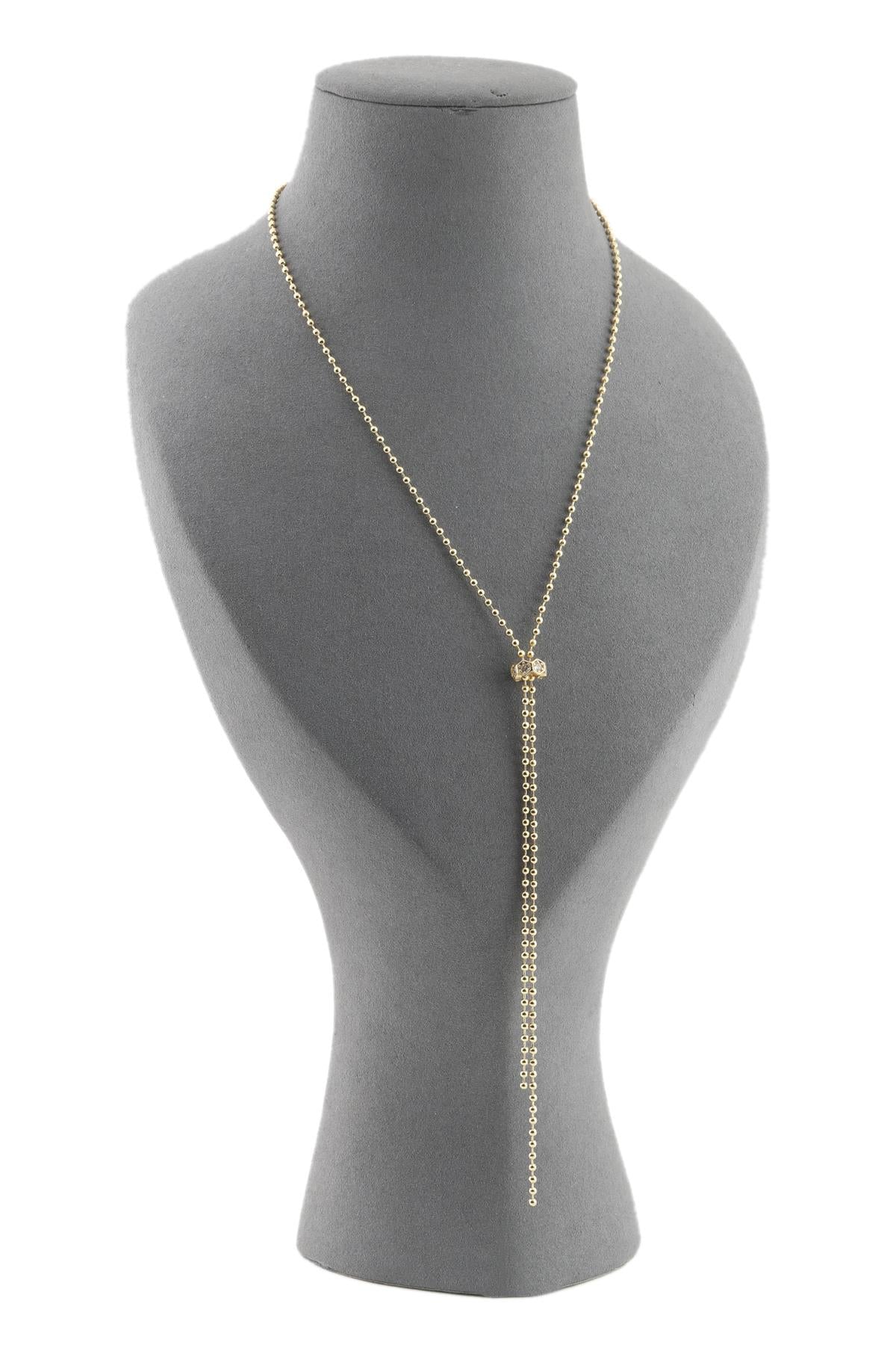 VIP Y Necklace Gold