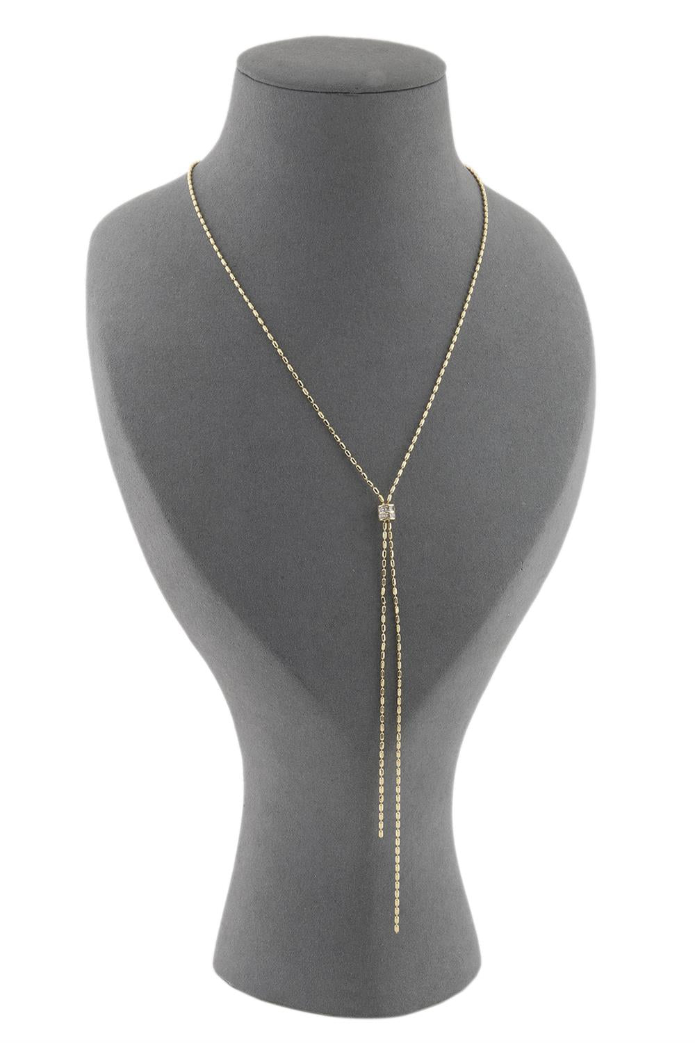 VIP Y Necklace Gold