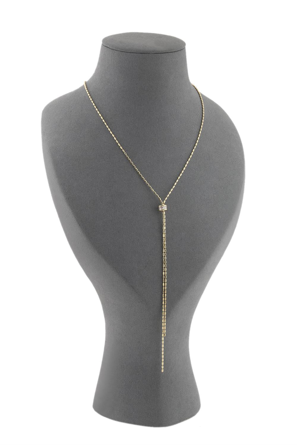 VIP Y Necklace Gold