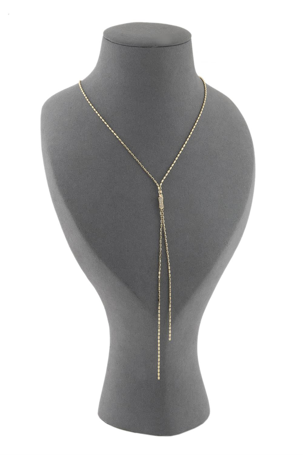 VIP Y Necklace Gold