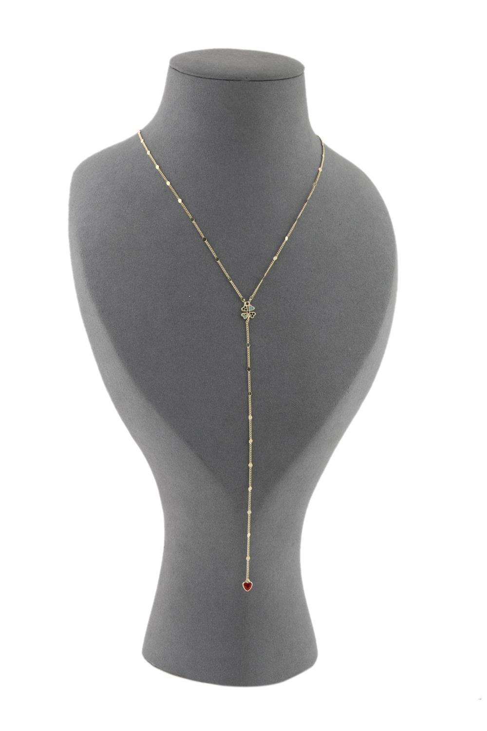 VIP Y Necklace Gold