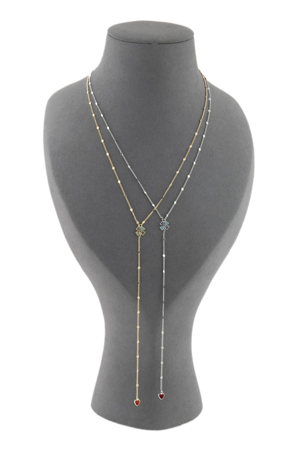 VIP Y Necklace Silver
