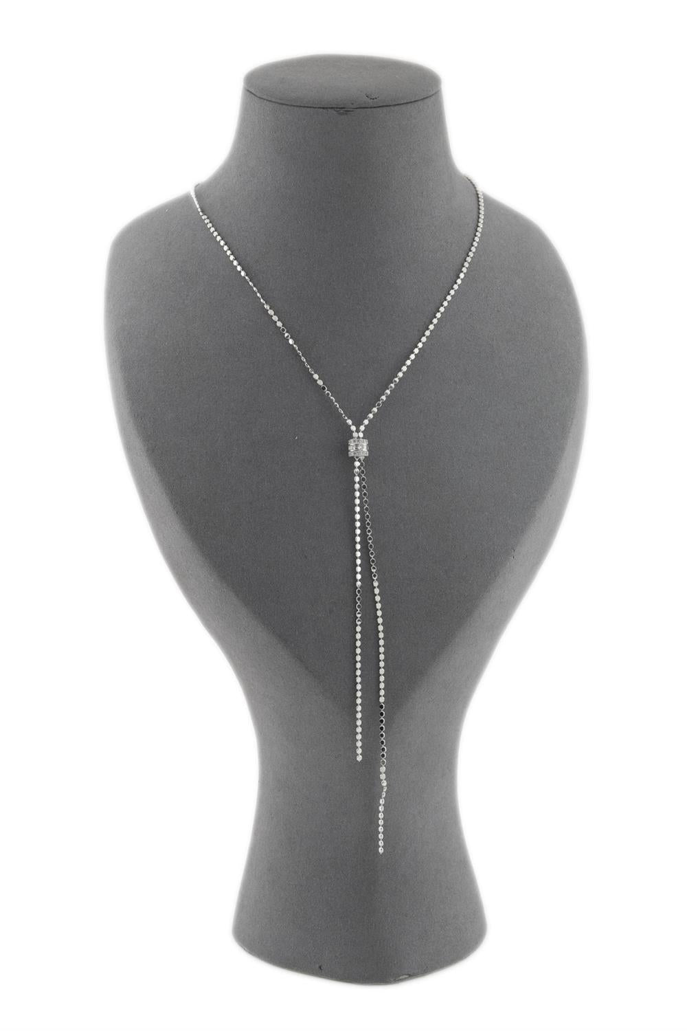 VIP Y Necklace Silver
