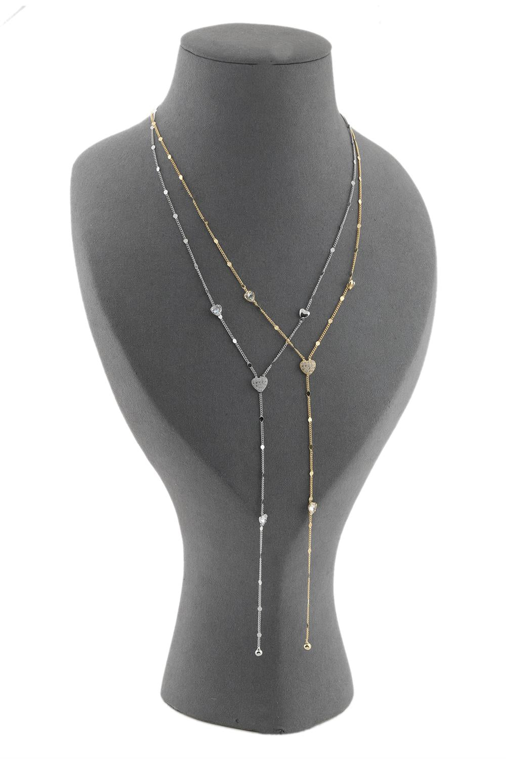 VIP Y Necklace Silver
