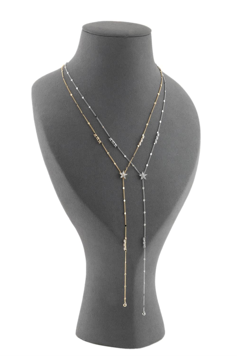VIP Y Necklace Silver