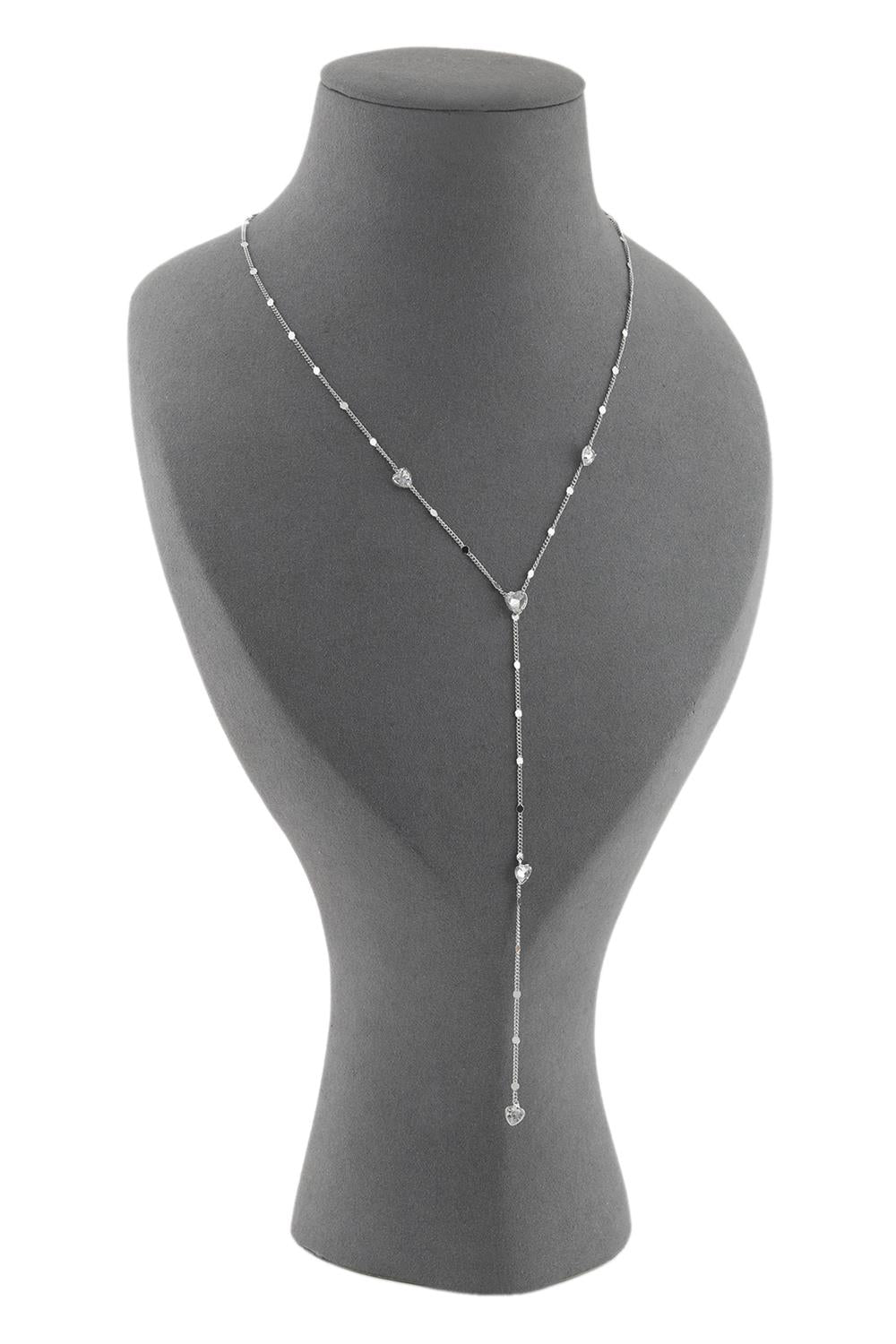 VIP Y Necklace Silver