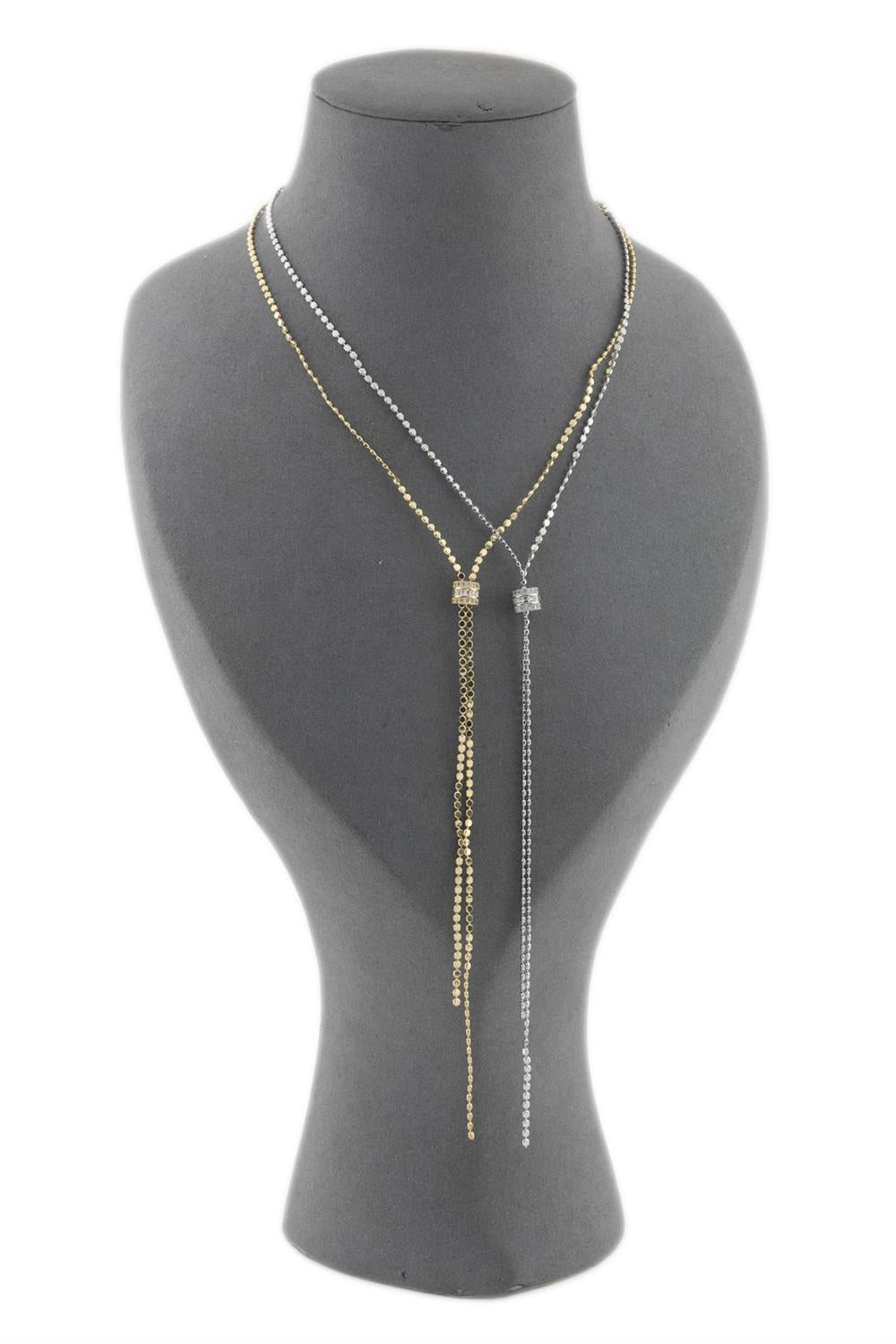 VIP Y Necklace Silver