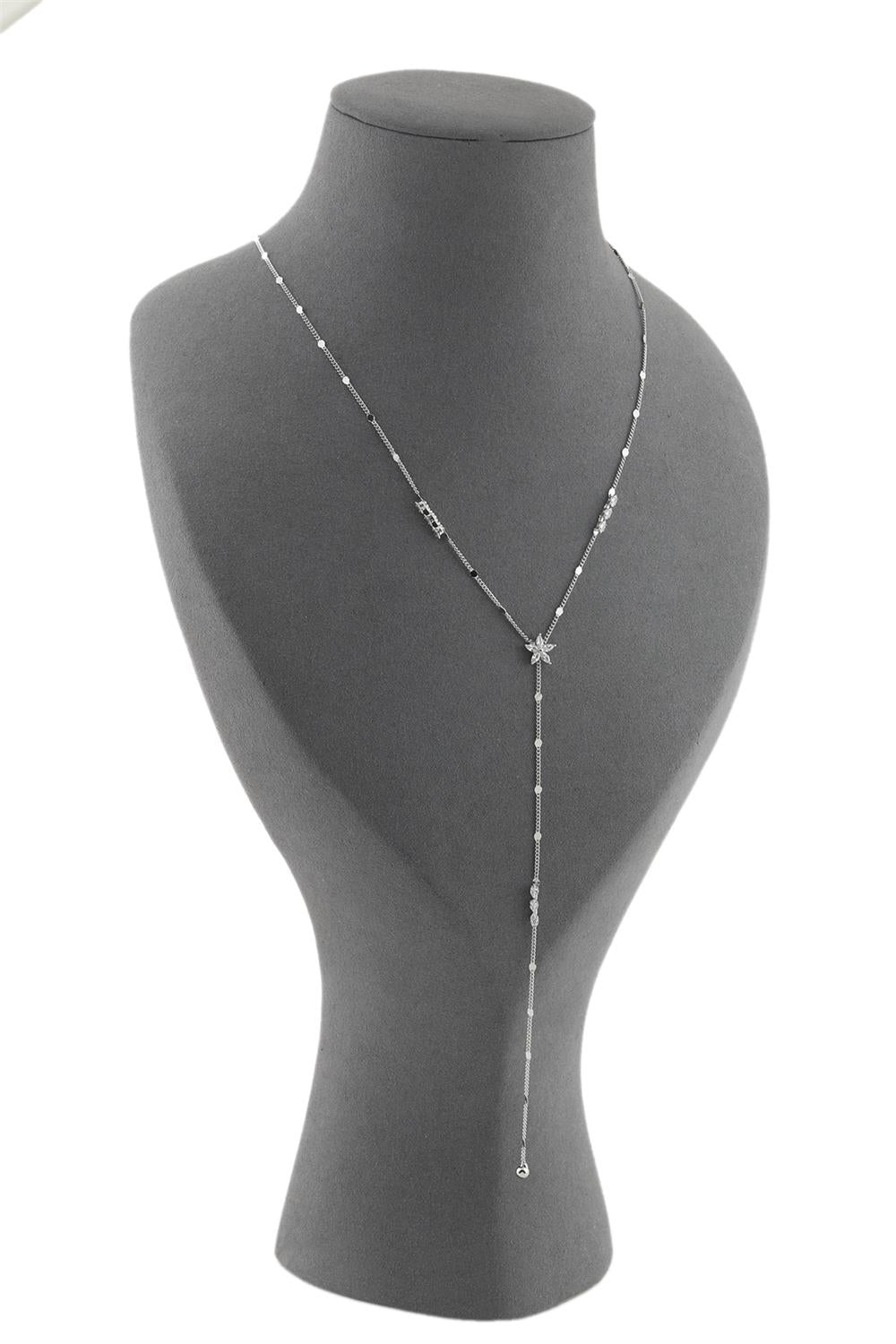 VIP Y Necklace Silver