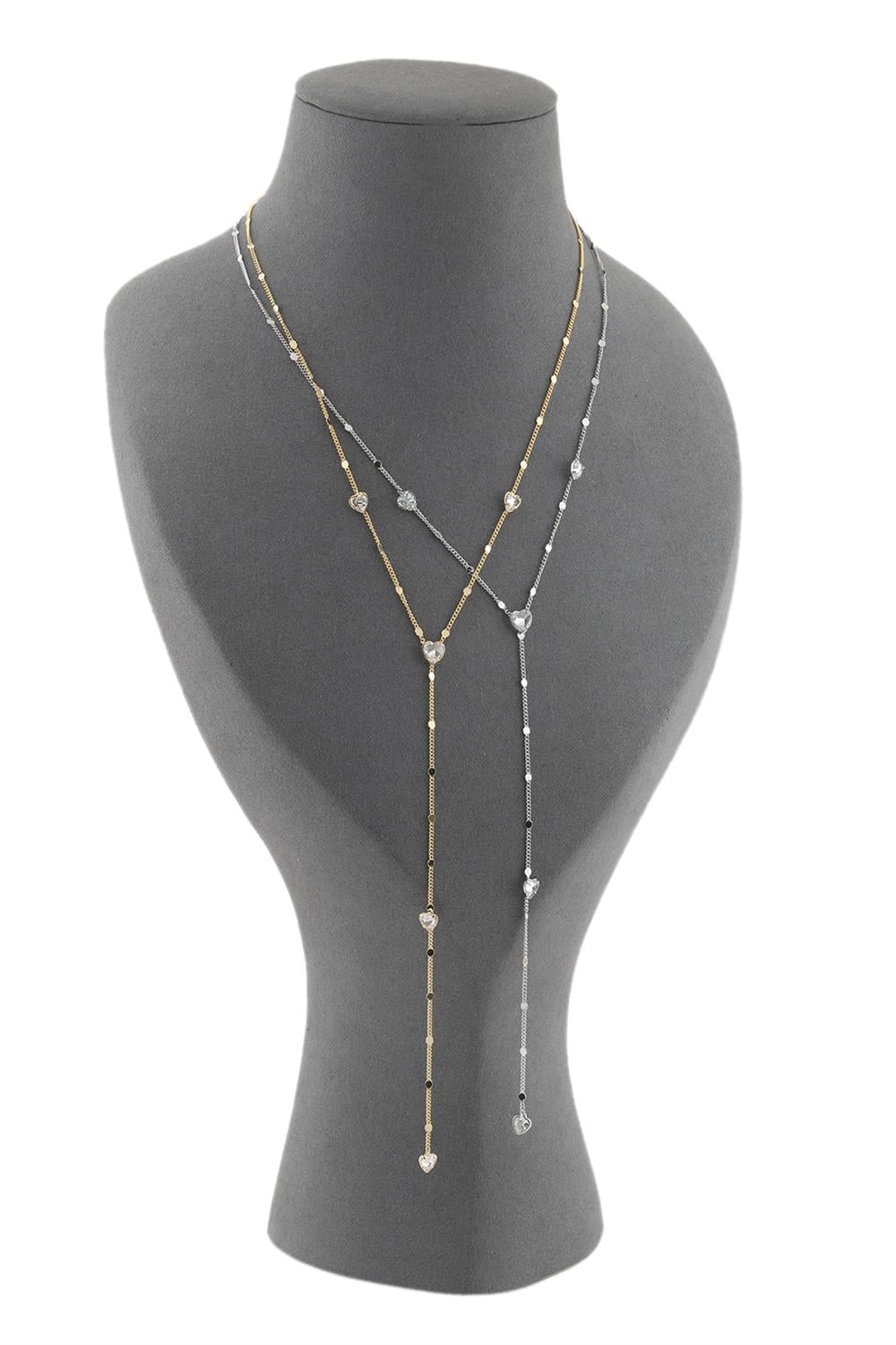 VIP Y Necklace Silver