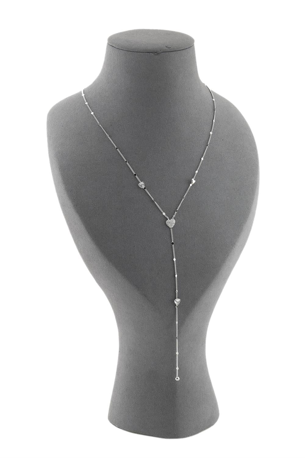 VIP Y Necklace Silver