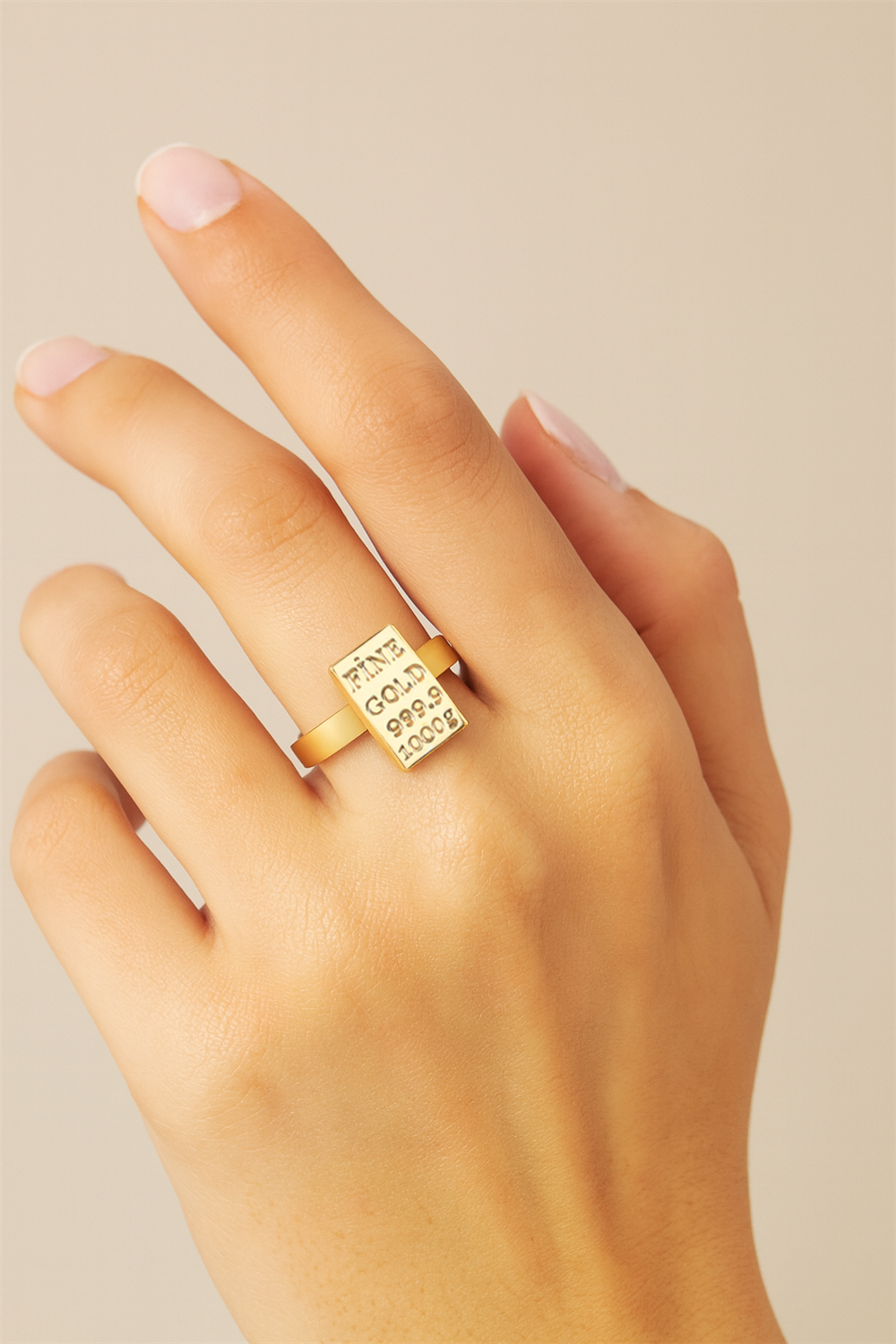 VIP Ingot Ring Gold