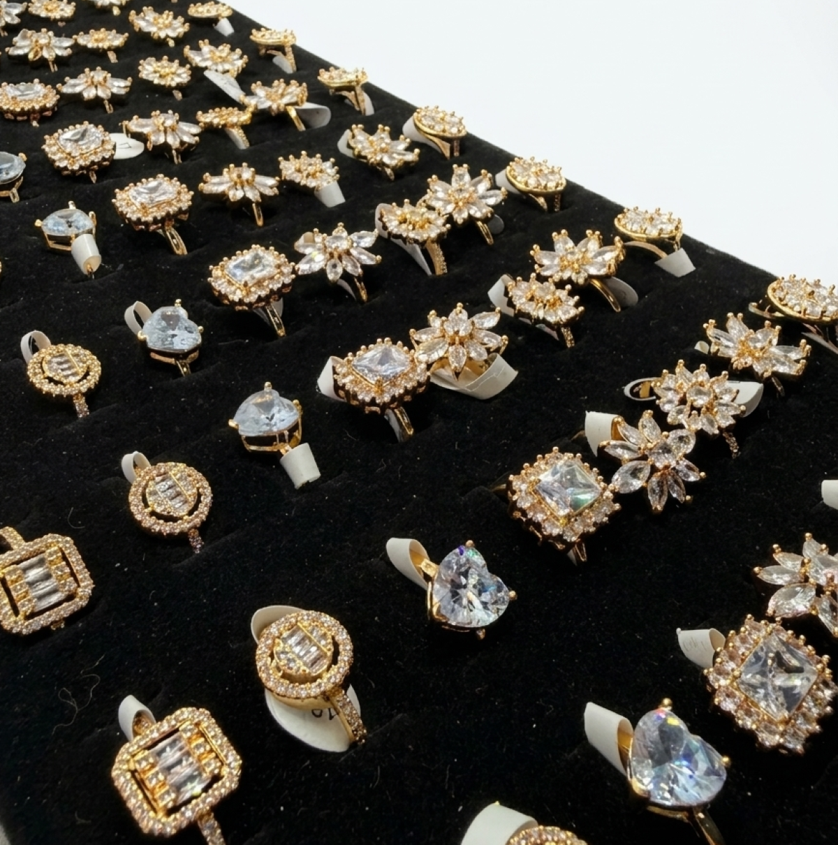 VIP Ring MIX 96 pcs GOLD