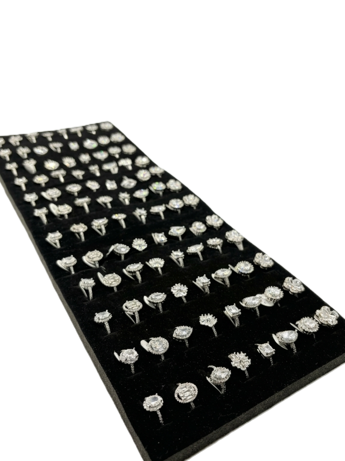 VIP Ring MIX 96 pcs SILVER
