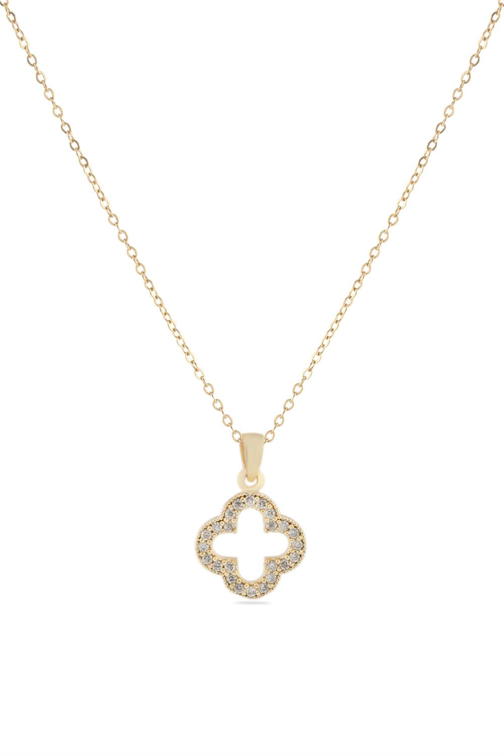 Zirkon Kolye GOLD 45 cm