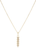 Zirkon Kolye GOLD 45 cm