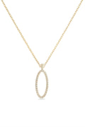 Zirkon Kolye GOLD 45 cm