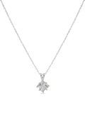 Zirkon Kolye SILVER 45 cm