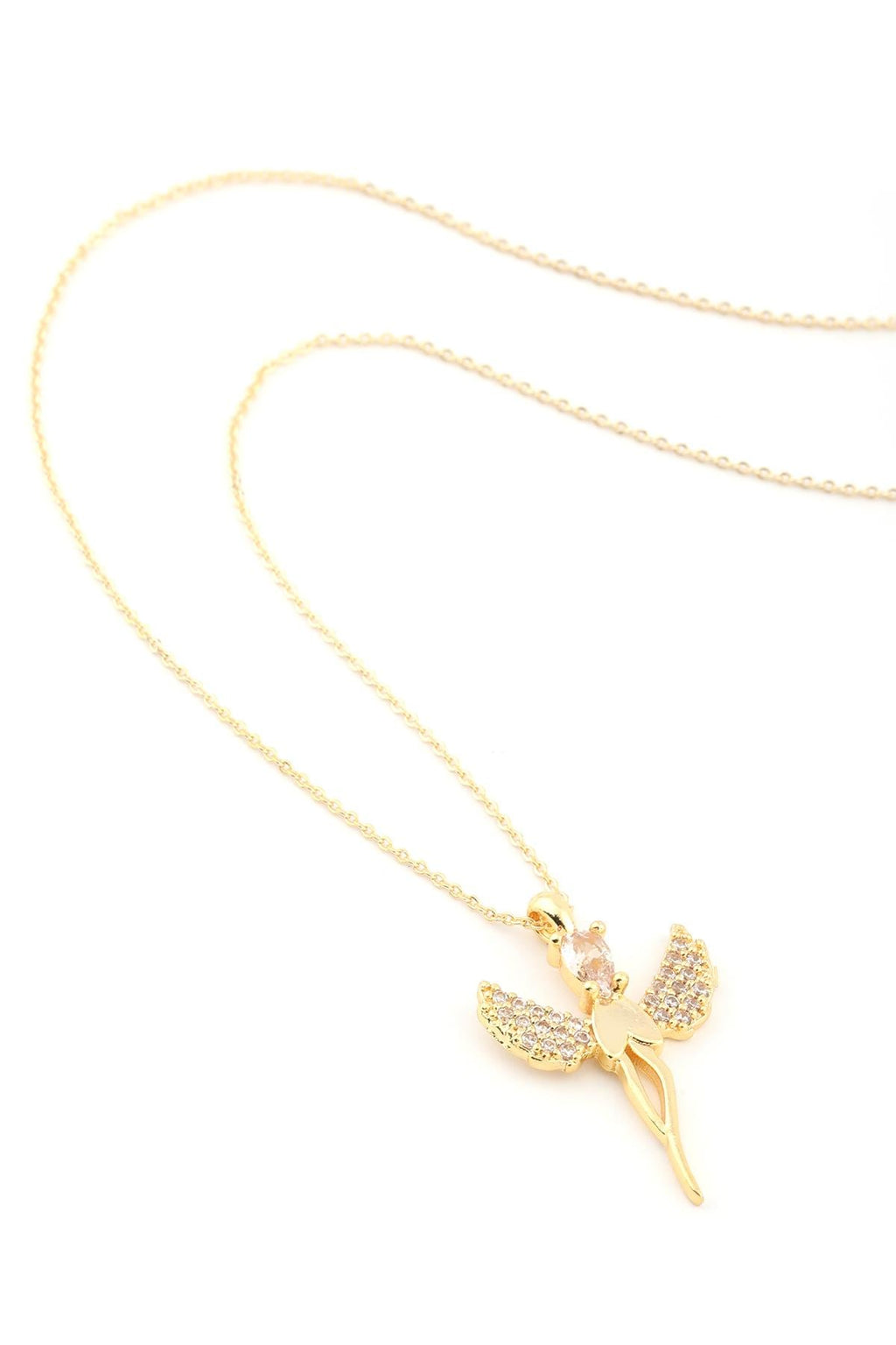 Fairy Zircon Necklace GOLD 45 cm